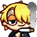 classic_sanji animated GIF emoji - Starpatch