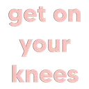 kneel