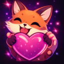 heart_fox Discord sticker from Pyraea