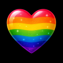 rainbow_heart custom emote | Pyraea