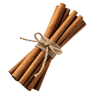 Cinnamon sticks tied together with twine.