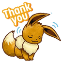 EeveeThanks Discord sticker | CobbleTech: Dungeon Trials
