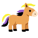 nonbinarypridehorse