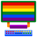 prideComputer Discord sticker from ✰Queer Hangout ✰