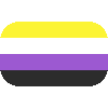 flag_nonbinary custom emote | ✰Queer Hangout ✰