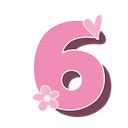 Pink_six_heart_flower Discord emoji
