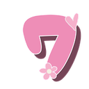 Pink_seven_heart_flower Discord emoji