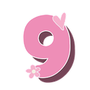 Pink_nine_heart_flower Discord emoji
