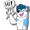 FurryHello Discord Emoji from Da Cuties
