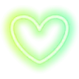 GreenYellowNeonHeart