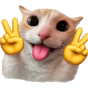 SlayCat Discord sticker from Zync