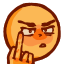 middlefinger Discord sticker from Replay 18+