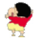 Shinchan_dance animated GIF emoji | kriguG