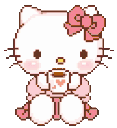 78005hellokittywithtea