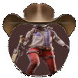 arcraiderscharactercowboy custom emote from ARC Mercenaries
