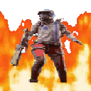 arcraiderscharacterblaze animated Discord emote | ARC Mercenaries