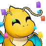 DragoniteConfetti animated emote from Pokémon Champions | VGC Battles & Tournaments