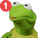 kermitpinged Discord sticker from Get Partners!