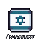 speakshebrew animated Discord emote - DM Request 📪