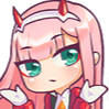 ZeroTwoShrug custom emote | DM Request 📪