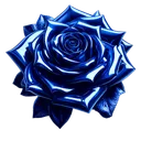 Blue3dshinyrose