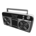 SilverBoombox Discord Emoji from Audio Deluxe