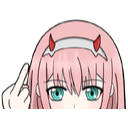 Flipping_02_Peeker_Darling_in_th Discord Emoji | 𝔇𝔞𝔯𝔩𝔦𝔫𝔤 𓆩♡𓆪's