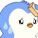 34694pengusweaty animated emote from OnchainOtaku 🍙