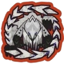 Primordial Malzeno icon with a sharp, aggressive design surrounded by a red border.