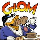 react_glom_eat_duck_yum Discord emoji