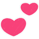ChalkHeartDuo custom emote | 🍃 The Crossroads Inn 🍃