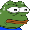 pepesweat1 animated Discord emote | Vexius