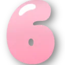 330376numbersix6pink