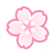 A five-petaled pink flower blossom centered on a soft pink background.