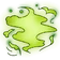 A swirling green cloud of gas with a toxic or magical appearance.