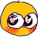 blushing