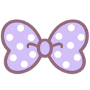 :minipolkapurplebow: