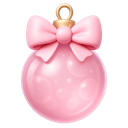 :54650pinkchristmasornament:
