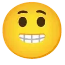 Emoji grinning