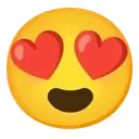 Emoji hearteyes