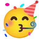 Emoji partyingface