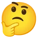 Emoji thinkingface