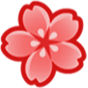 flower_red Discord sticker - ⊹₊⟡⋆ Greyscale ₊˚⊹ ᰔ
