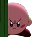 kirby_angry custom emote - ⊹₊⟡⋆ Greyscale ₊˚⊹ ᰔ