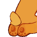 EXE_tailwagbunnyrabbit animated GIF emoji - Bunny Emotes