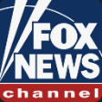 Fox News Channel logo with white text on a blue background and a red bar at the bottom.