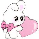 :WhiteBunnyHoldHeart: