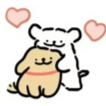 dog_love Discord sticker from ‧₊˚✧ A Night Full of Stars ✧˚₊‧