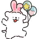 dog_celebrate Discord sticker from ‧₊˚✧ A Night Full of Stars ✧˚₊‧