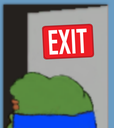 pepeexit Discord Emoji from 🥞💤 ﹒slumber﹕𝜗𐑞 ⌇ chill ˚₊‧ friends ˚₊‧ social ˚₊‧ vc ˚₊‧ hangout ˚₊‧ emotes ˚₊‧ nitro